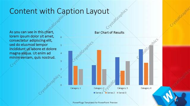 Content with Caption presentation slide layout