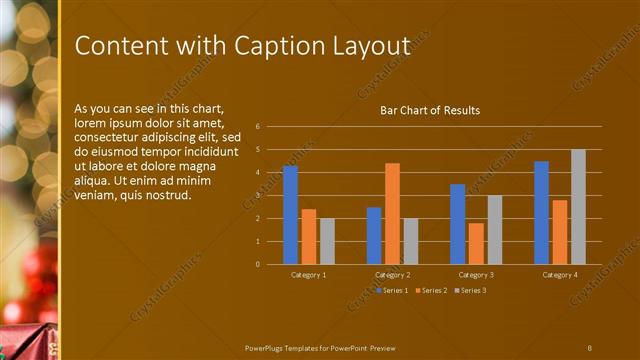 Content with Caption presentation slide layout