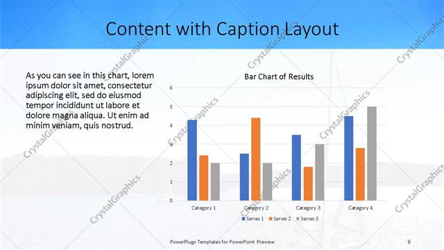 Content with Caption presentation slide layout