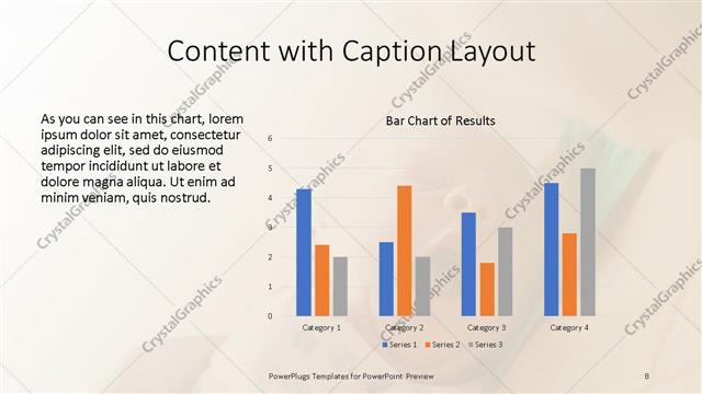 Content with Caption presentation slide layout