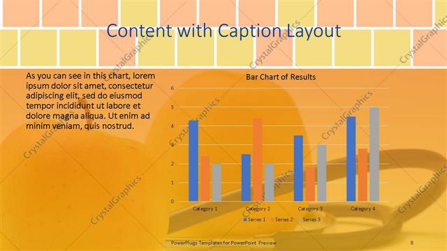Content with Caption presentation slide layout