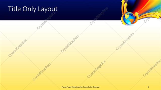 Title Only presentation slide layout