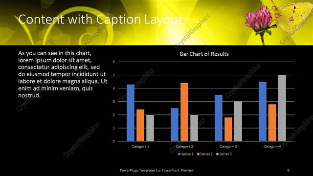 Content with Caption presentation slide layout