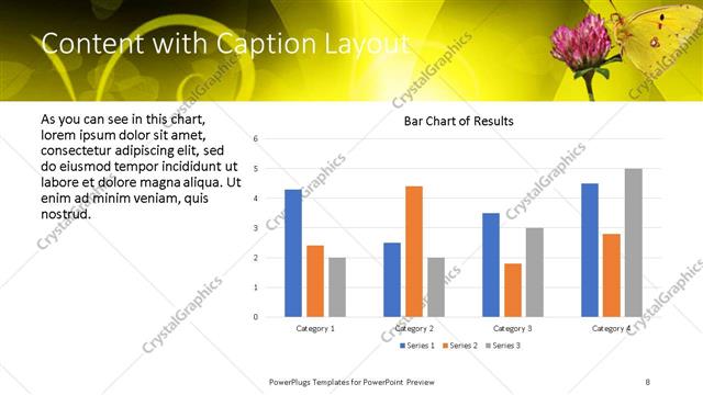 Content with Caption presentation slide layout