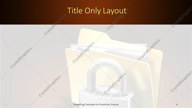 Title Only presentation slide layout