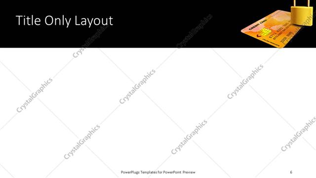 Title Only presentation slide layout