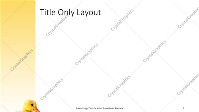 Title Only presentation slide layout