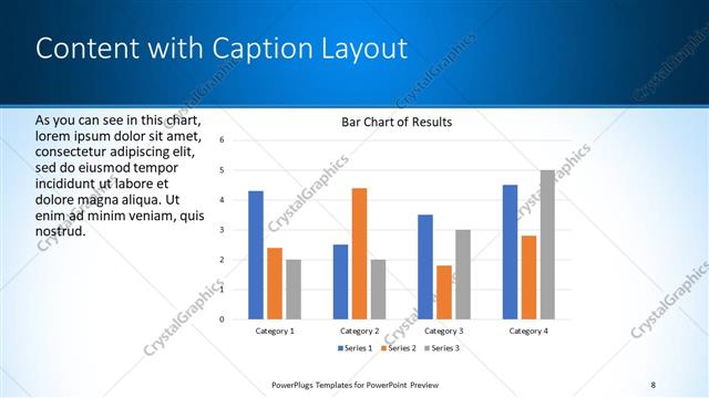 Content with Caption presentation slide layout