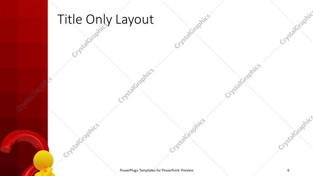 Title Only presentation slide layout