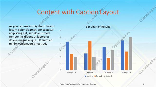 Content with Caption presentation slide layout