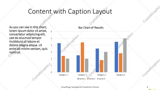 Content with Caption presentation slide layout