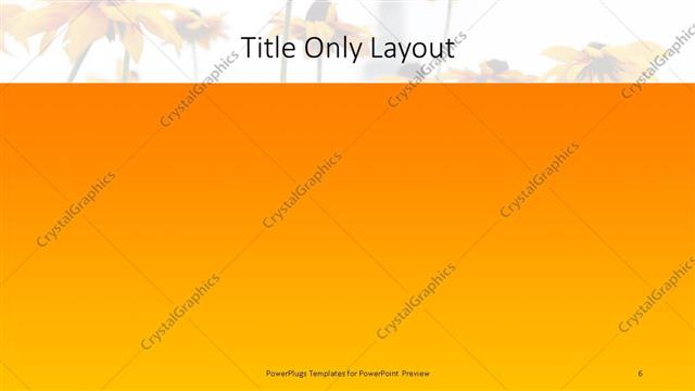 Title Only presentation slide layout