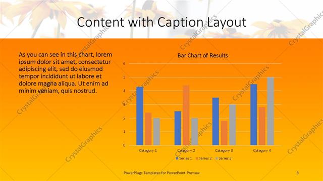 Content with Caption presentation slide layout