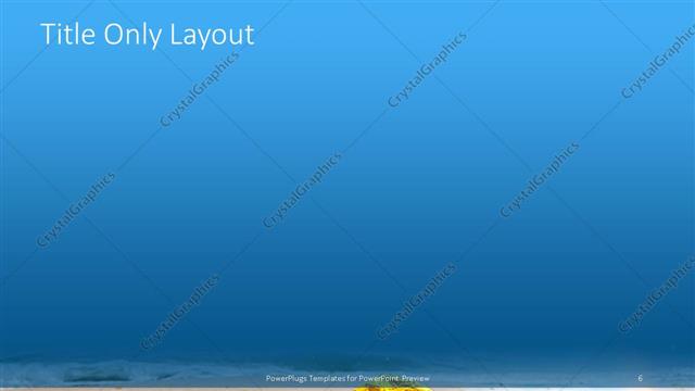 Title Only presentation slide layout