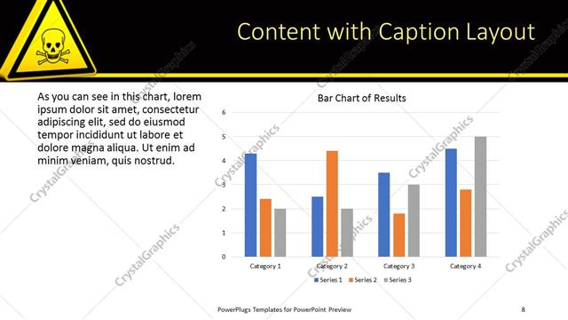 Content with Caption presentation slide layout