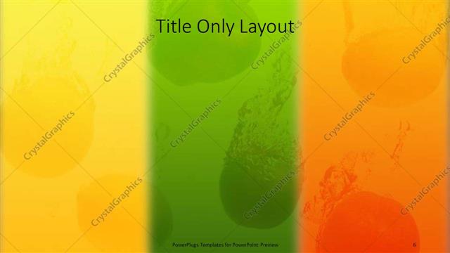 Title Only presentation slide layout