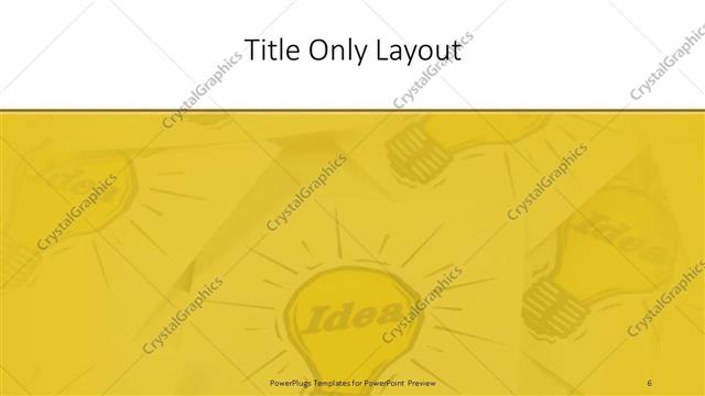 Title Only presentation slide layout
