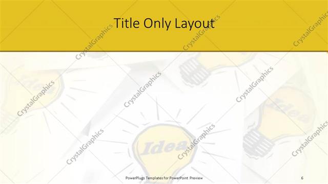Title Only presentation slide layout