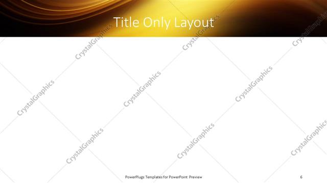 Title Only presentation slide layout