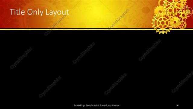 Title Only presentation slide layout