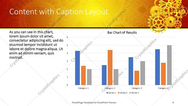 Content with Caption presentation slide layout