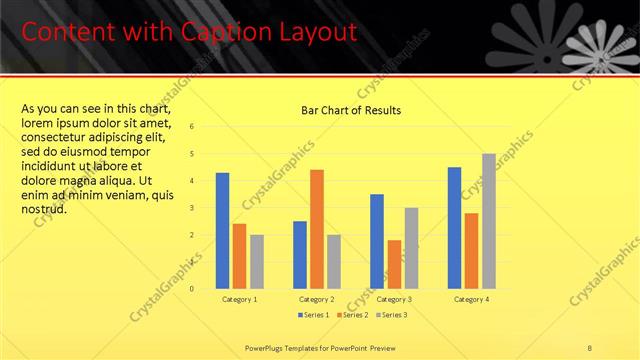 Content with Caption presentation slide layout
