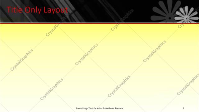 Title Only presentation slide layout