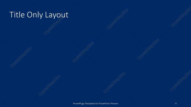 Title Only presentation slide layout