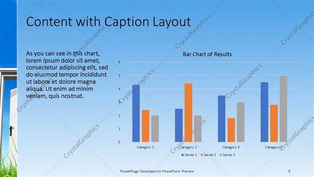 Content with Caption presentation slide layout