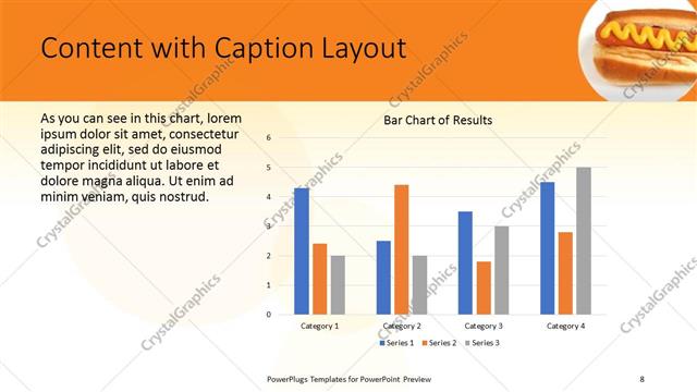 Content with Caption presentation slide layout
