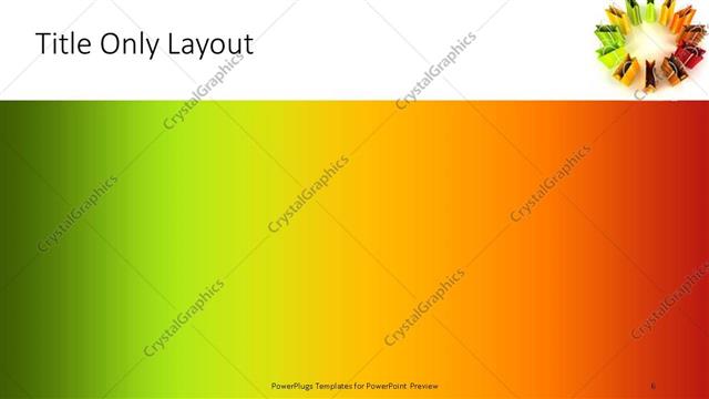 Title Only presentation slide layout