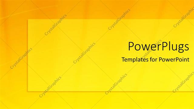  Presentation with orange abstract - Yellow and orange shades in background