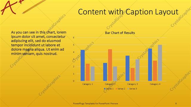 Content with Caption presentation slide layout