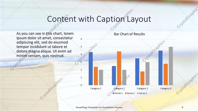 Content with Caption presentation slide layout