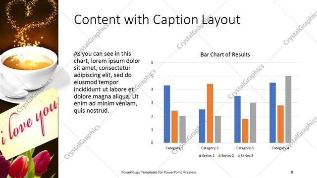Content with Caption presentation slide layout