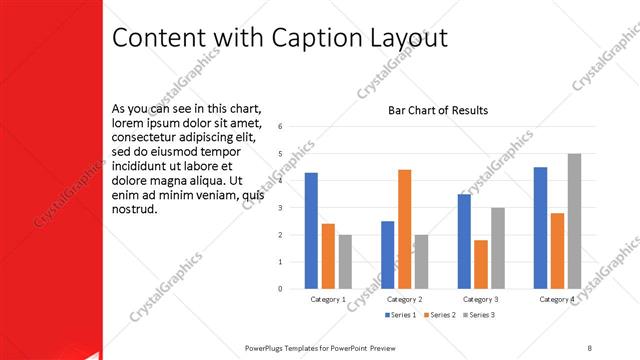 Content with Caption presentation slide layout