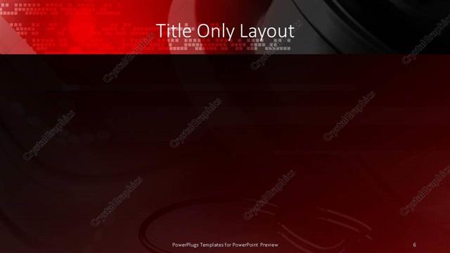 Title Only presentation slide layout