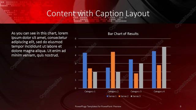 Content with Caption presentation slide layout