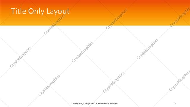 Title Only presentation slide layout