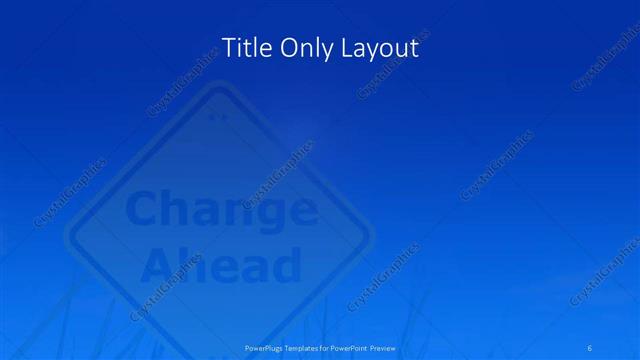 Title Only presentation slide layout