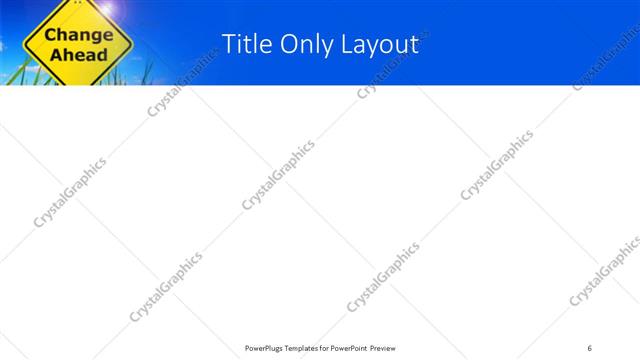 Title Only presentation slide layout