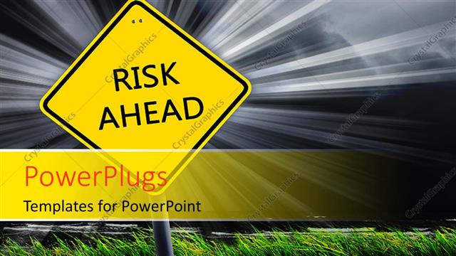  Presentation with light sign - A sign post with text on it and a shinning light