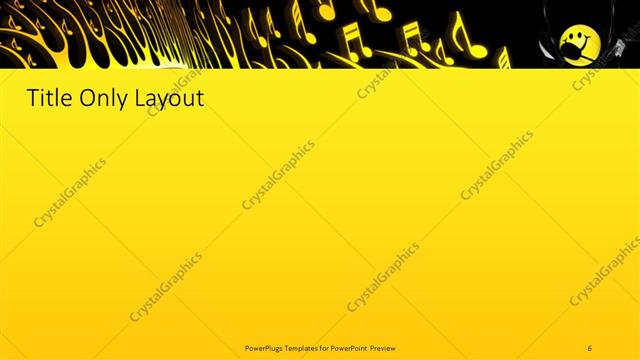 Title Only presentation slide layout