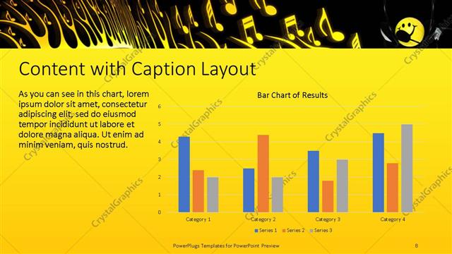 Content with Caption presentation slide layout