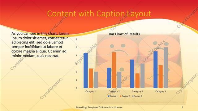 Content with Caption presentation slide layout