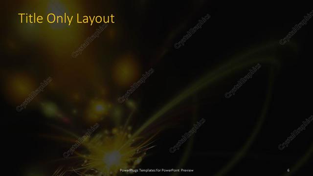 Title Only presentation slide layout