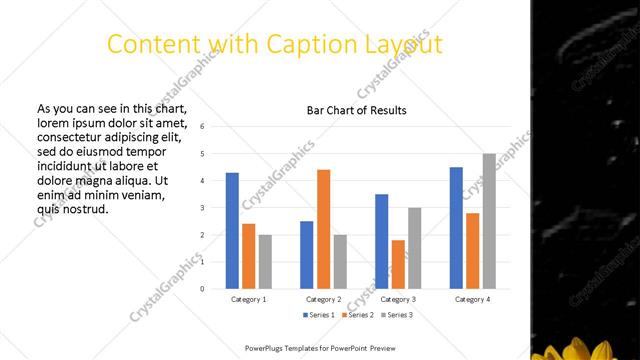 Content with Caption presentation slide layout