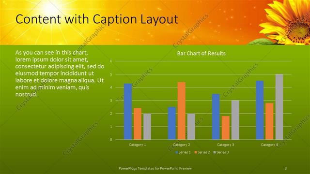 Content with Caption presentation slide layout