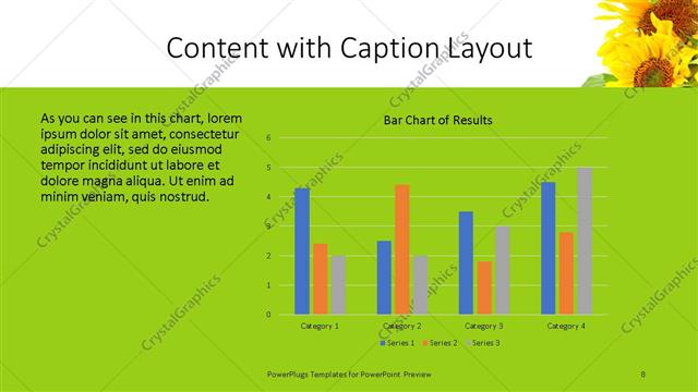 Content with Caption presentation slide layout