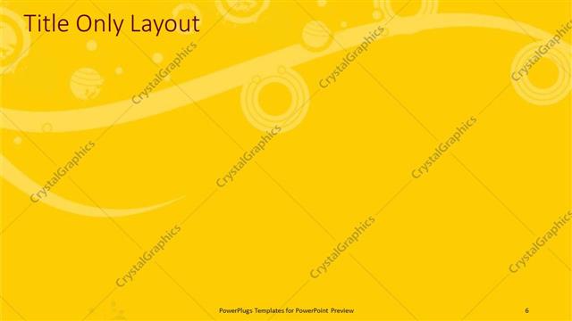 Title Only presentation slide layout